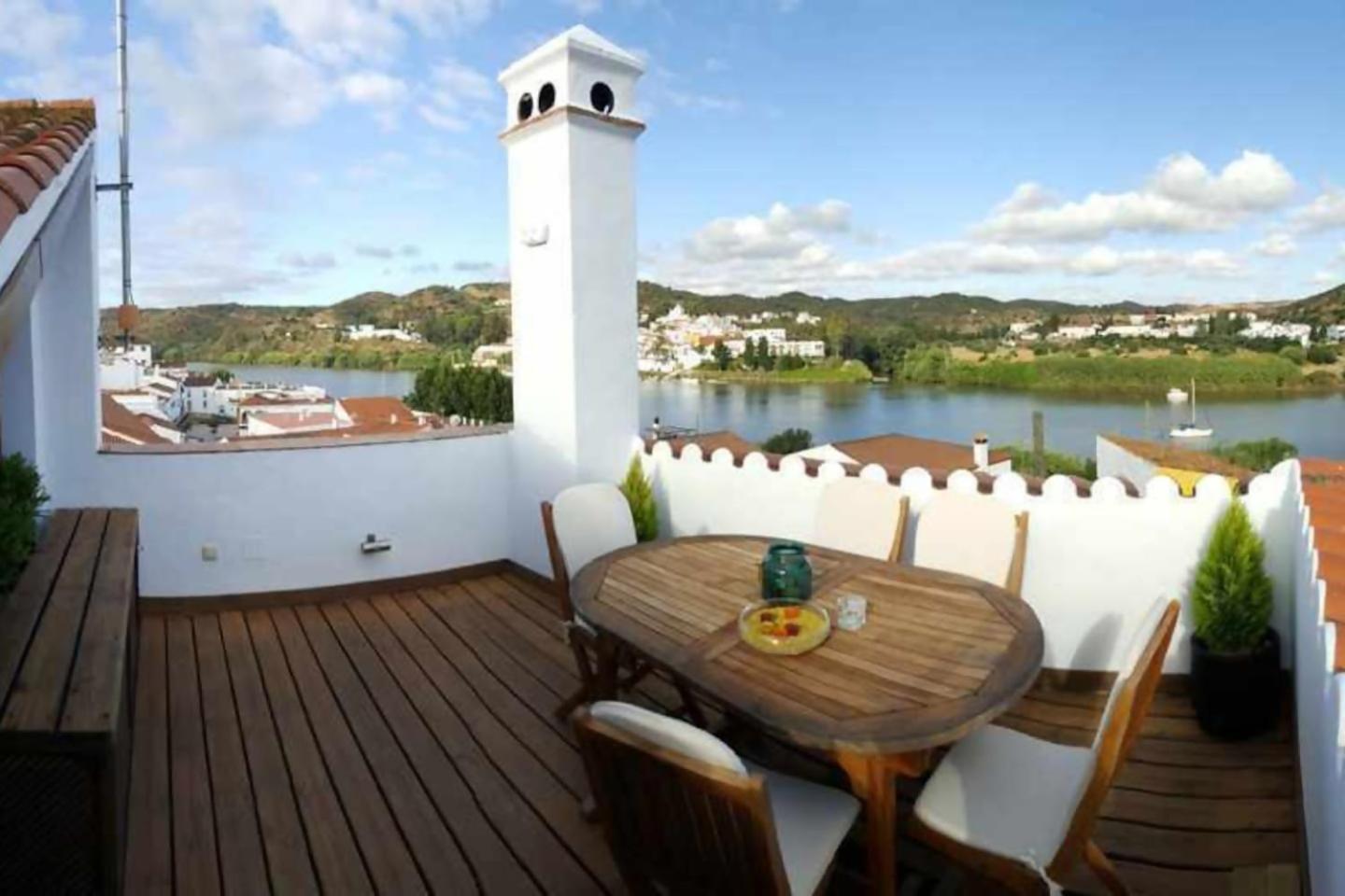 Casa Rural La Raba Terraza Con Increibles Vistas Sanlúcar de Guadiana Dış mekan fotoğraf